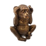 thumbnail of Lot de  3 Singes Sagesse en Résine Or H 17 cm