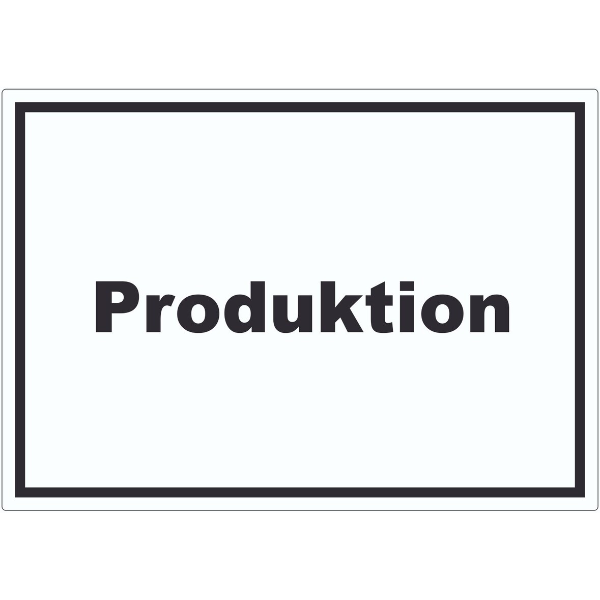 Produktion Aufkleber mit Text Herstellung Fertigung waagerecht A9 (37x52mm)