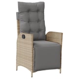 thumbnail of vidaXL Tuinstoelen 2 st verstelbaar voetensteun poly rattan beige mix