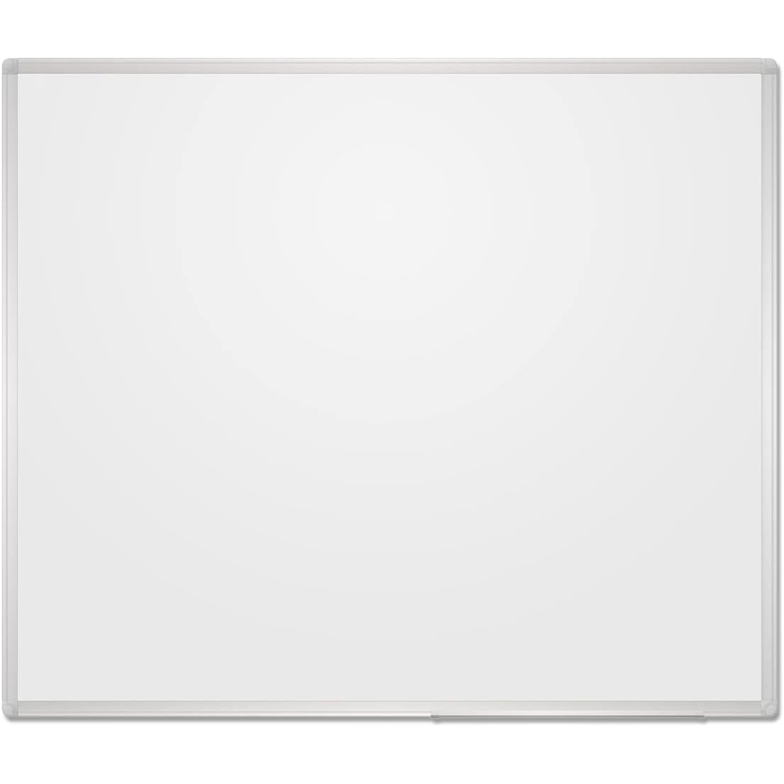 Pizarra para Rotuladores, Pizarra Blanca Pared, Pizarra Rotulador Marco de Aluminio, Pizarra Blanca de Melamina Multiusos · m-office(120x90cm)
