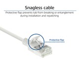 thumbnail of ACT DC6907 LSZH U/FTP CAT6A Datacenter Slimline Patchkabel Snagless | RJ45 Connectoren | Wit | 7 meter