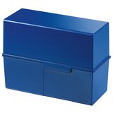 thumbnail of Karteikartenbox A5 quer 300 Karten blau Packung mit 3 Stück