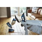 thumbnail of plancha vapor 2.400w impact vapor cont.45g azul russell hobbs 2465056