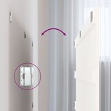 thumbnail of Décoshop26 - Tête de lit accessoire couchage chambre à coucher meuble murale style palette 127,5 x 3 x 60 cm bois massif blanc TDL0202730