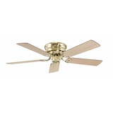 thumbnail of Deckenventilator Classic Flat III Messing poliert 132 132