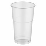 thumbnail of 100x Trinkbecher mit Eichstrich klar 0,3 l 300ml PP extra stark O 78 mm