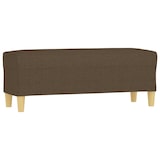 thumbnail of Helloshop26 - Bank/zitbank 100 x 35 x 41 cm bruine stof 02_0010588