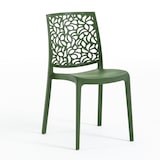 thumbnail of Set 6 Chaises en polypropylène avec fibre de verre empilables pour extérieur et jardin, bar et restaurant, cuisine design moderne - ANNA - Olive