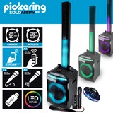 thumbnail of Enceinte de soirée Pickering Solo-Array Sono DJ Karaoké 400W LED - AUX/USB/BT/TWS/PC +2 Micros + Jeu lumière Ovni