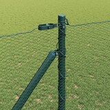 thumbnail of vidaXL Zaunpfosten Grün 10 x 1,2 m (13 mm Maschen) Stahl und PVC