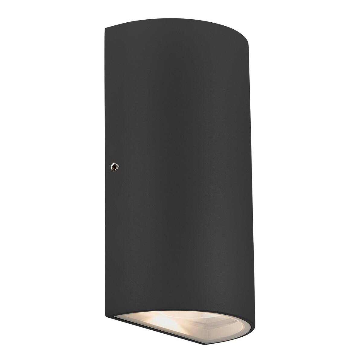 Applique murale ROLD Round Métal Noir, H.16 - IP54 - LED Module / Extérieur