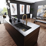 thumbnail of Franke Mythos Masterpiece 115.0711.558 Armatur Hochdruck Gold + Schlauchbrause