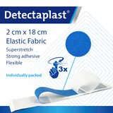 thumbnail of Blaues detektierbares elastisches Pflaster 180x20mm Extra Stark - 50St
