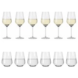 thumbnail of Ritzenhoff Lichtweiss Aurelie Weißwein- & Wassergläser 12er Set