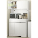 thumbnail of 4goodz Keukenkast met Open Werkblad - Verstelbare Planken - Wit