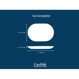 thumbnail of CreaTable Uno Offwhite Servierplatte 1-tlg Steinzeug