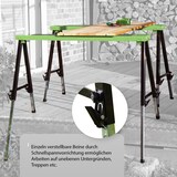 thumbnail of 2x Arbeitsbock höhenverstellbar bis 91 cm Unterstellbock Stützbock Klappbock Gerüstbock