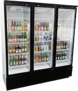 thumbnail of Romux® Glastürkühlschrank MC 1150 Liter 3 Türen Belüftet | Professioneller Getränkekühlschrank mit Glastür & LED