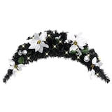 thumbnail of vidaXL Kerstboog met LED-lampjes 90 cm PVC zwart