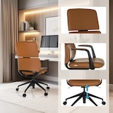 thumbnail of Chefsessel / Bürostuhl ATMOS DESIGNER Kunstleder camel hjh OFFICE
