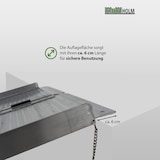 thumbnail of TRUTZHOLM Rollstuhlrampe klappbar 152 cm Traglast 272 kg Alu geriffelt Auffahrrampe Kofferrampe