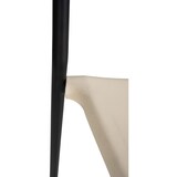 thumbnail of CHEFGASTRO Barhocker POMPEII Schwarz HxBxT 114x43x41cm Kunststoff Creme Barstuhl