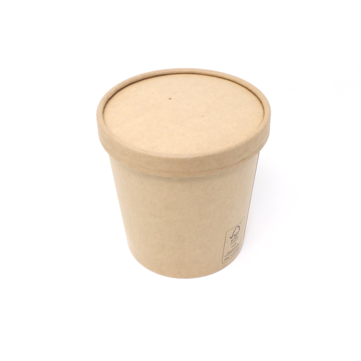 Pappbehälter Kraft 900 ml - Typ: Pappbehälter - Kapazität: 900 ml (32 oz)  1000 Stück