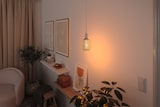 thumbnail of Paulmann Metallic Glow Standard 230 V Ampoules LED Zyl  180lm 4W 1800K gradable Laiton 29260