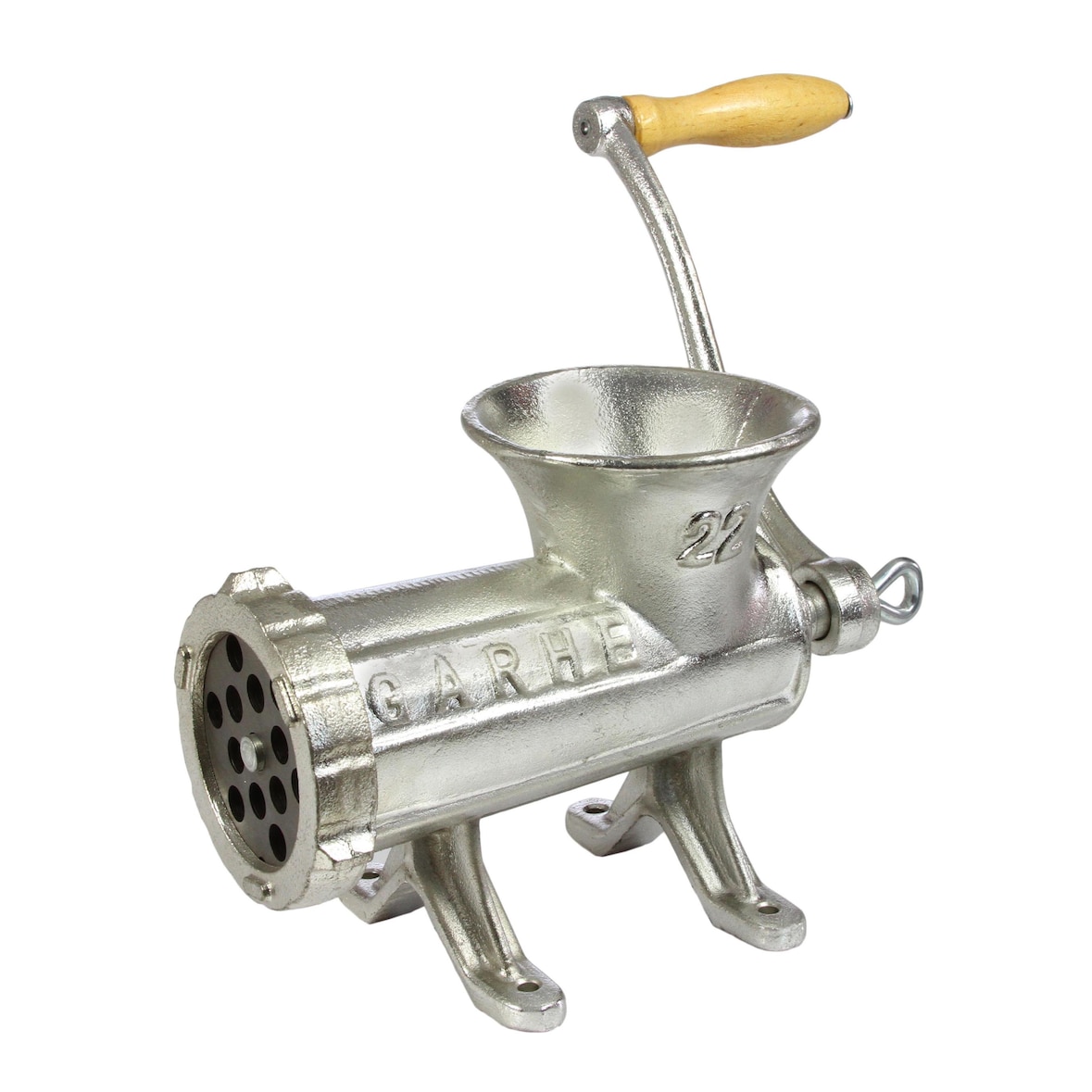 Picadora carne manual hierro fundido N.22