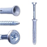 thumbnail of 200 Chevilles à Frapper NHS D. 8 x Lt. 60 mm avec Vis Tête Fraisée (en seau) - D-Work