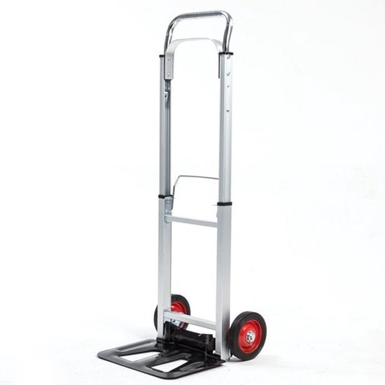 BRASQ Steekwagen opvouwbaar - Draagvermogen 90 kg - Transportwagen - Plateauwagen - Steekkar Staal