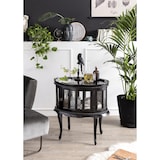 thumbnail of SIT Möbel Teekästchen | 2 Türen, 1 abnehmbares Tablett | Akazie antikfinish | Türen Facettenglas | B 72 x T 48 x H 77 cm | 09567-30 | Serie SAMBA