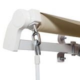 thumbnail of Toldo manual retráctil 350x250 cm toldo para balcón con manivela de metal impermeable y anti-UV para jardín terraza ventanas