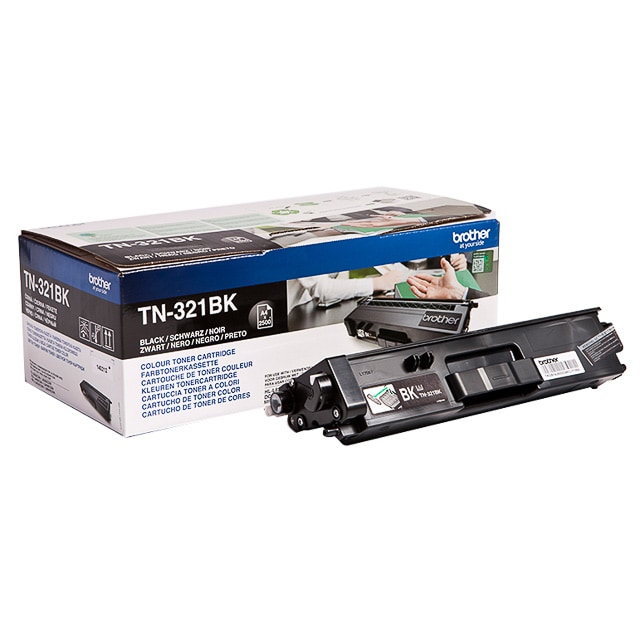 Brother TN-321BK cartucho de tóner 1 pieza(s) Original Negro