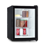 thumbnail of Brooklyn 42 Mini-Kühlschrank Glastür LED Ablage Schwarz