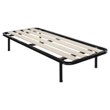 thumbnail of Rete ortopedica a doghe verticali singola 90x190 cm, con tavole in legno massello e telaio in metallo e piedi inclusi - Comprarredo