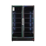 thumbnail of Gasfrit – Koeltoonbank voor dranken, 2 deuren, grote capaciteit 1253 x 710 x 2050 mm, 1300 liter, multicolor LED-verlichting