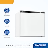 thumbnail of Exquisit Mini-Gefrierschrank, Tiefkühlschrank, 31 Liter, 4-Sterne-Gefrierfach, Energieklasse C, klein und kompakt, GB540-050C weiss