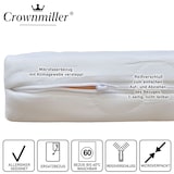 thumbnail of Crownmiller Topperbezug 140x200cm, für Topper von 5-7 cm, waschbar bis 60°C, OEKOTex100
