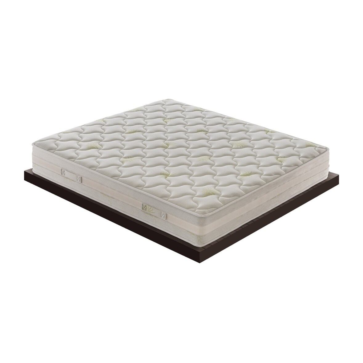 MaterassieDoghe - Materasso 90x200 Memory Foam - Alto 25 cm - 9 zone di comfort - Rivestimento all'aloe