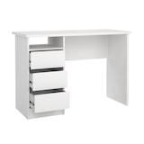 thumbnail of WellHome - Mesa de Escritorio con 3 Cajones en color Blanco 110 x 49 x 76 cm - Júcar White