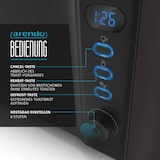 thumbnail of Arendo Langschlitz 4 Scheiben Toaster Frukost, mit Display, Defrost Funktion, Wärmeisolierendes Doppelwandgehäuse, Schwarz