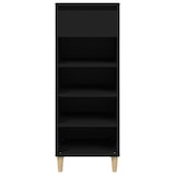 thumbnail of Helloshop26 - Zapatero zapatero mueble de almacenaje entrada pasillo salón 40 x 36 x 105 cm madera contrachapada negra 02_0021970