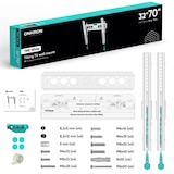 thumbnail of ONKRON Appendi TV a Muro per 32-70", fino a 60 kg, Inclinabile, VESA 75x75 - 400x400, Supporto TV Parete TM5-W Bianco