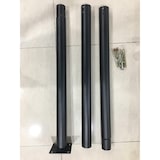 thumbnail of Poste vertical de 3 metros em seções de 1 metro com base para iluminação pública solar UFO externa