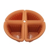 thumbnail of Eck-Blumentopf 6er-Set Terrakotta Pflanztopf Blumenkübel Pflanzkübel Pflanzgefäß Terrakotta