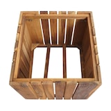 thumbnail of Pflanzkasten HWC-L24, Pflanzkübel Blumentopf Blumenkasten, eckig 32x32x32cm Outdoor Akazie Holz FSC®-zertifiziert, braun