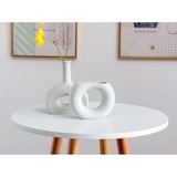 thumbnail of Tavolino alto Mijas rotondo bianco/natura (rotondo)