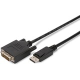 thumbnail of DIGITUS DisplayPort Adapterkabel 2.0m DP-DVI St/St schwarz