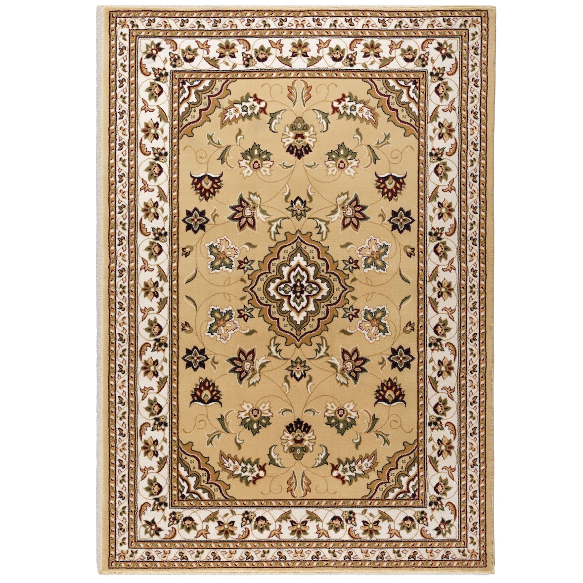 Traditioneller Teppich in Trendfarben `Glazert` . Farbe: Braun, 160x230 cm | Kadima Design